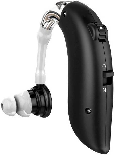 Fastwell F-60 Behind The Ear /Ear Machine/Instrument Personal Sound Amplifier for Moderate Hearing Loss BLACK /For Old Age Behind The Ear Hearing Aid