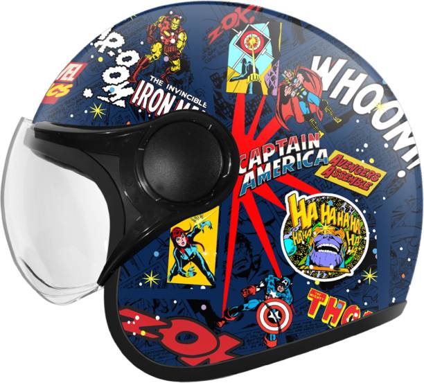 VEGA Jet Marvel Comics Edition Motorbike Helmet