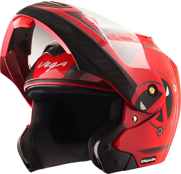 VEGA Crux Marvel Deadpool Edition Motorbike Helmet