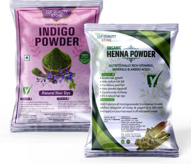 Top Quality Store Organic Indigo Powder for black Hair With Khadi natural Henna powder
