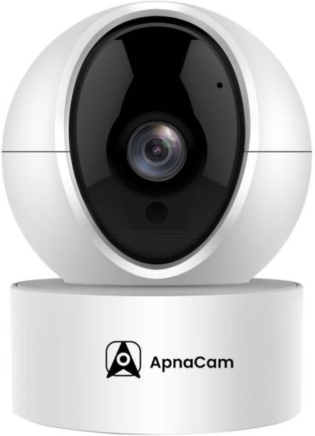 ApnaCam 2MP Wi-Fi Ip 360° Auto Tracking Live Monitoring Two-way Audio Alarm Indoor Security Camera
