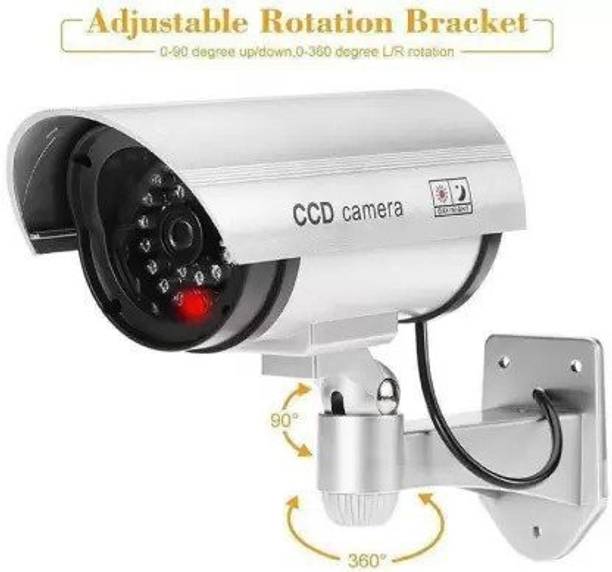 nunki trend CCTV Blinking LED Dummy Fake Security Wall Camera (Batteries Not Included) Security Camera