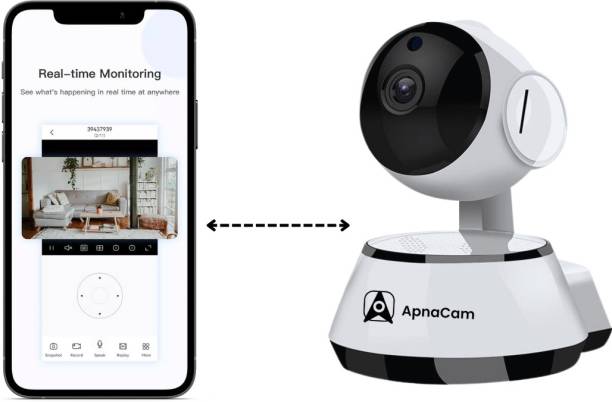 ApnaCam WiFi 1080P CCTV Smart Net IP 360 Degree Camera, Calling, Alarm, Night Vision Security Camera