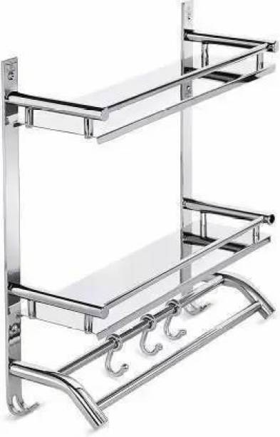 ZUDAZ Multi-use Rack / Bathroom Shelf / Kitchen Shelf / Bathroom Stand / Bathroom Rod Hook 2