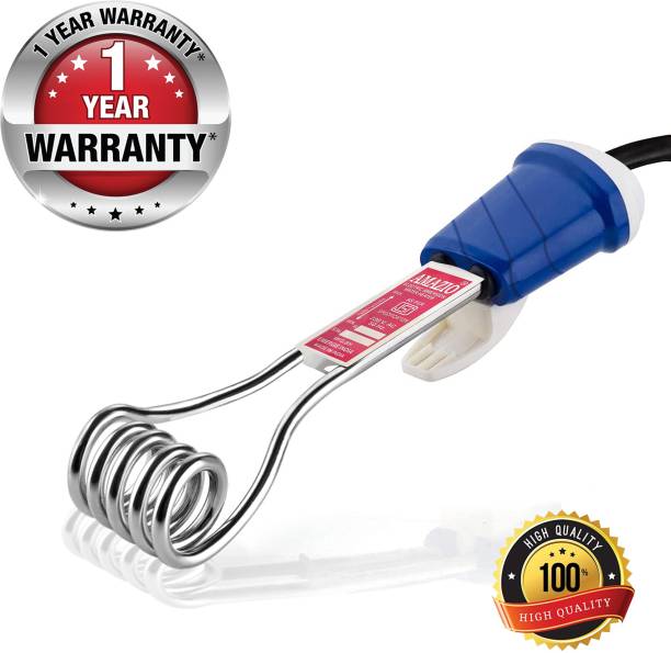 AMAZIO [ SHOCK PROOF ] [ WATER PROOF ] [ 1.9 METER CORD ] POWER SAVER [ MULTI -COLOUR ] 1500 W Shock Proof Immersion Heater Rod