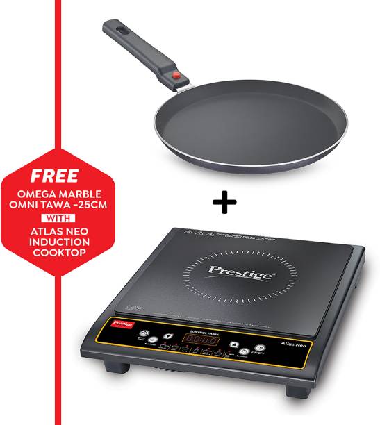 Prestige INDUCTION TOP ATLAS NEO + MARBLE OMNI TAWA Induction Cooktop