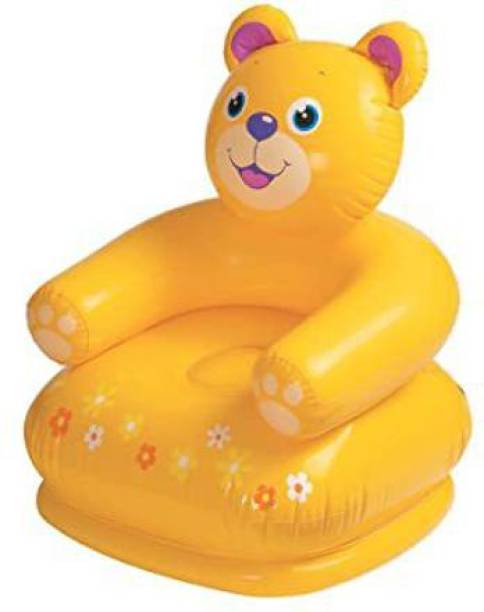 bhatla stores Happy Animal Teddy Bear Chair | Air Inflatable Sofa for kids | Travel Air Sofa Vinyl 2 Seater Inflatable Sofa