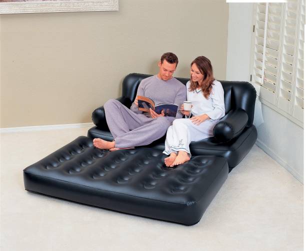 BESTWAY Karmax PVC (Polyvinyl Chloride) 3 Seater Inflatable Sofa