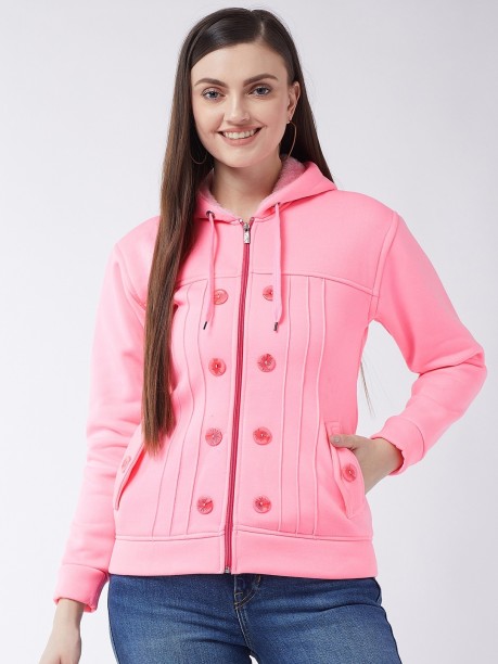 discount 94% KIDS FASHION Jumpers & Sweatshirts Hoodless Derhy cardigan Pink 