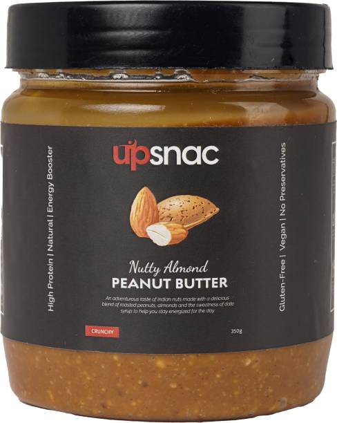 Upsnac Nutty Almond Peanut Butter( Crunchy)-350g 350 g