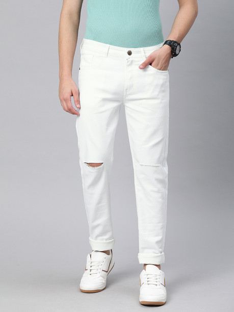 white skinny jeans mens