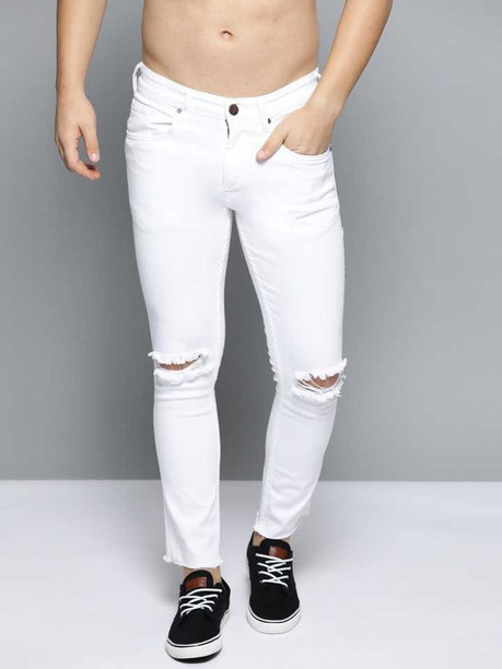 white skinny jeans mens
