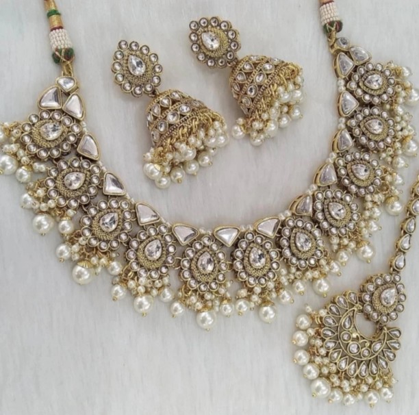 wedding necklace set flipkart