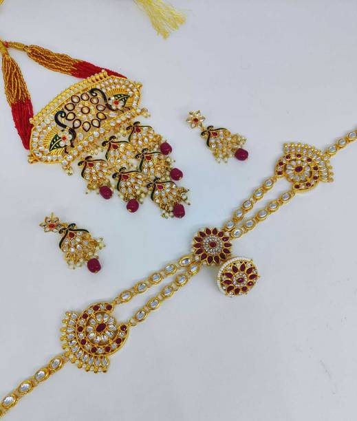 Rajputi jewellery set online clearance