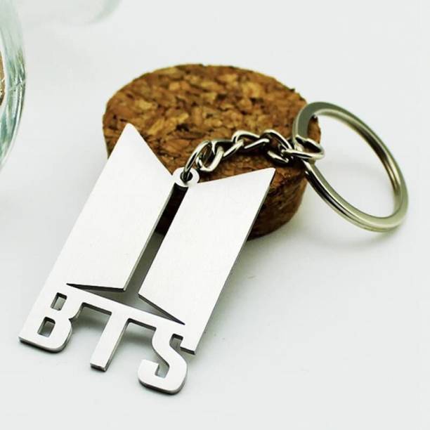 mik BTS BT21 Metal Keychain for BTS Army Korean Band Key Chain