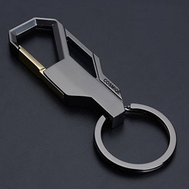 COSMIQE Car Key Chain Key Ring Business Keychain for Men, Black Key Chain