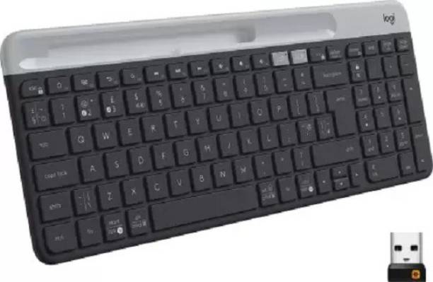 Logitech K580 Wireless Multi-device Keyboard (Graphite) Wireless Laptop Keyboard