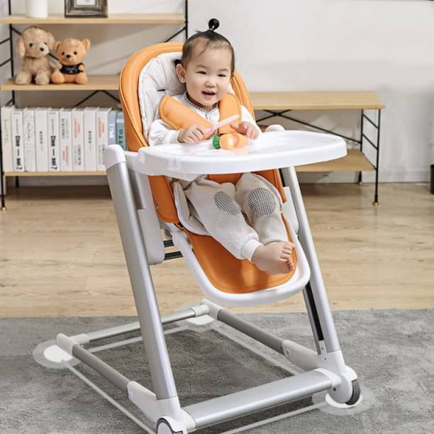 StarAndDaisy Lshape Kids & Baby Dining High Chair With Multi Folding Baby Dining Table Chair Metal Chair