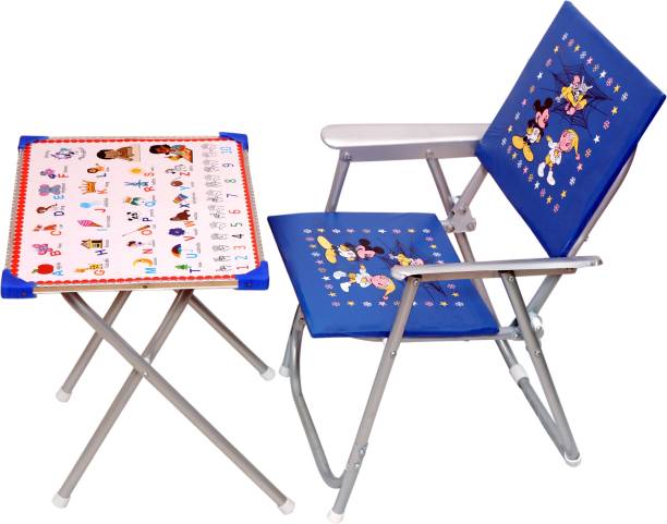 Avani MetroBuzz Kids Folding Table Chair Set For Study and Dining Solid wood Desk Chair