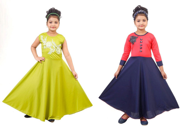 Western Wear Kids Gowns - Buy Western 
