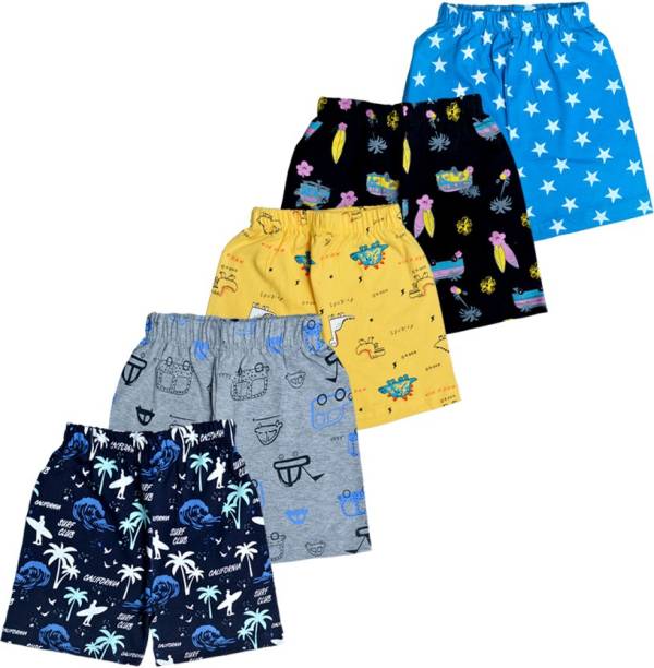 FAZZA Short For Boys & Girls Casual Printed Pure Cotton