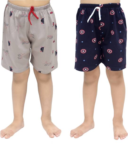 3BROS Short For Boys Casual Printed Pure Cotton