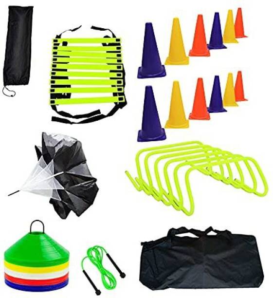 sports & fitness junction Agility Kit For Football, Cricket, Exercise, Athletics Football & Fitness Kit