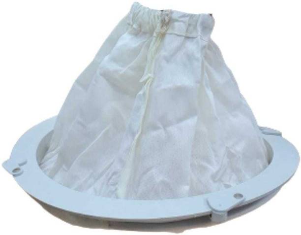 JAYBHAGWATI Flour Mill Ring Cover Set | Aata Chakki Ring (11 INCH) Ring Cover Set| Gharghanti Ring White Kitchen Tool Set