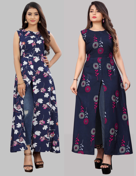 front open kurti flipkart
