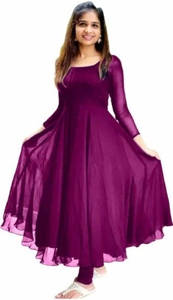 beetroot colour kurti