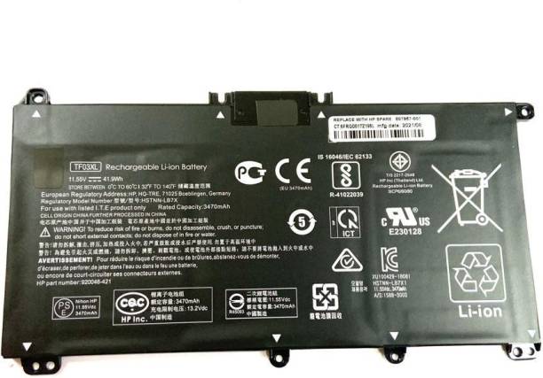 WISTAR TPN-Q189 TF03XL Battery for HP Pavilion X360 15-...