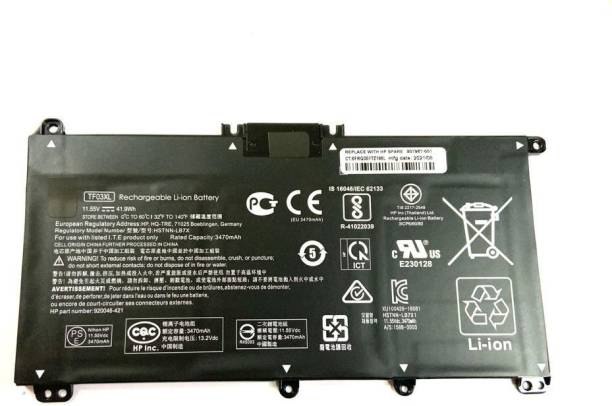 WISTAR TPN-Q190 TF03XL Battery for HP Pavilion X360 15-...