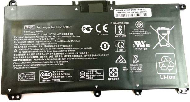 WISTAR TF03XL Battery TF03041XL for HP Pavilion 15-cc15...