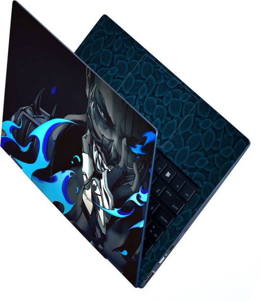 Techfit Full Body Laptop Skin For 14 to 15.6 inch Laptop - Volorant Gaming Design Self Adhesive Stretched Vinyl Laptop Decal 15.6