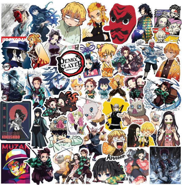 Clickedin Pack of 100 NoDuplicate Anime Vinyl Stickers for Laptop  Phone Journal Wall Including Naruto Dragon Ball z Attack on Titan and  More Pack of 100  Amazonin Office Products