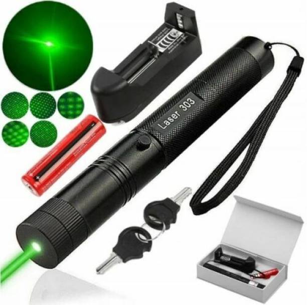 Julep Green Laser Pointer Party Pen Disco Light with Star Head Adjustable Cap
