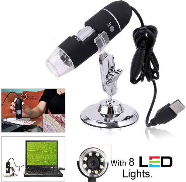 ZVR 40X To 1000X Zoom USB Digital Microscope 8 LED Endo...