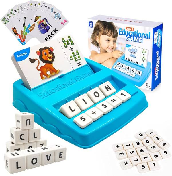 Skaleups Matching Letter Game for Kids, 2 in 1 Educational Toys Alphabet and Numbers