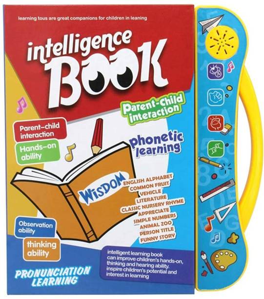Bunic Intelligence Book For Kids Learning Book With Sound Interactive Musical Book