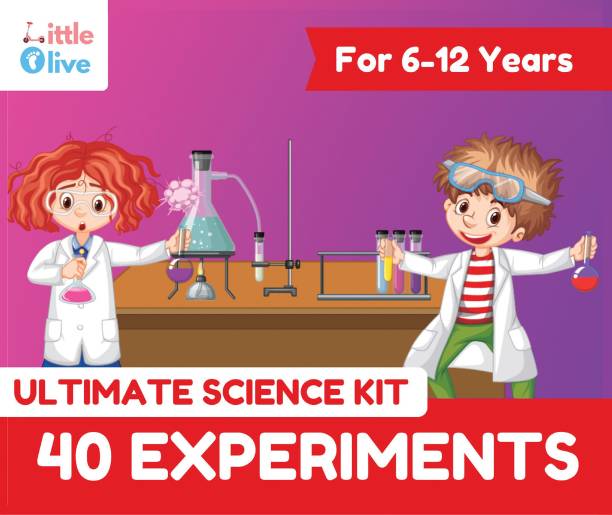 Little Olive 40 Experiment Kit for 6 - 12 Year Old