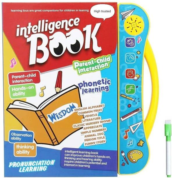 INPLAYO Intelligence Learning Book for Kids,Musical learning Book, Study Book For Kids