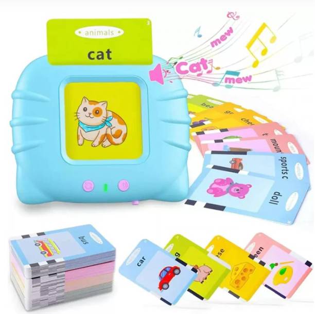 kroywen Talking English Words Flash Cards for Kids Early Educational Learning Device Toy