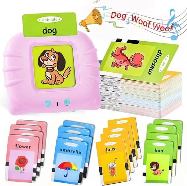 TOYHILLS Talking Flash Cards Educational Learning Toys for Baby gifts for boys 1+ years