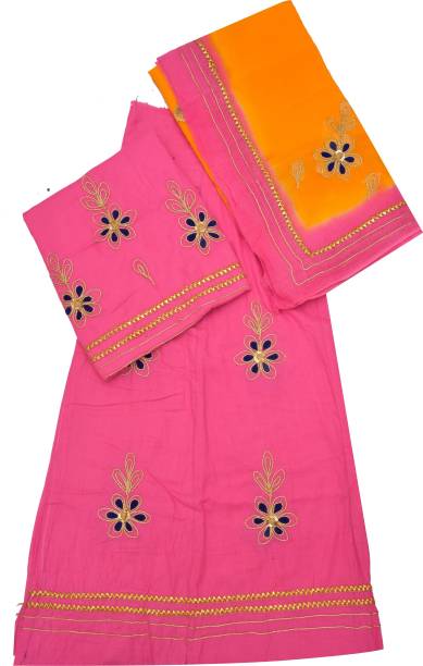 Leheriya Semi Stitched Rajasthani Poshak Price in India