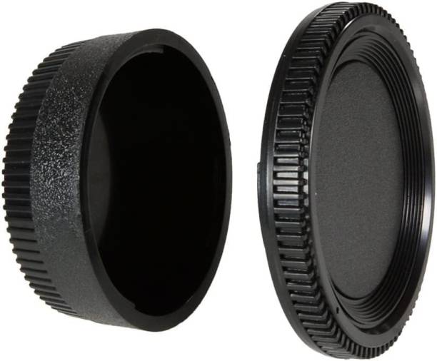 SHOPEE Front Body Cap and Rear Lens Cap Cover for Nikon F Mount DSLR and Lens  Lens Cap