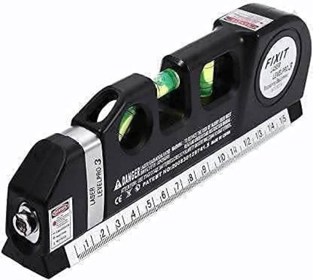Shuang You Level Laser Plastic Horizon Vertical Measure Tape Magnetic Line Level