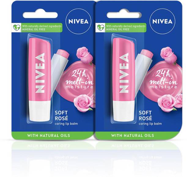 NIVEA Soft Rose Lip Care Balm Rose