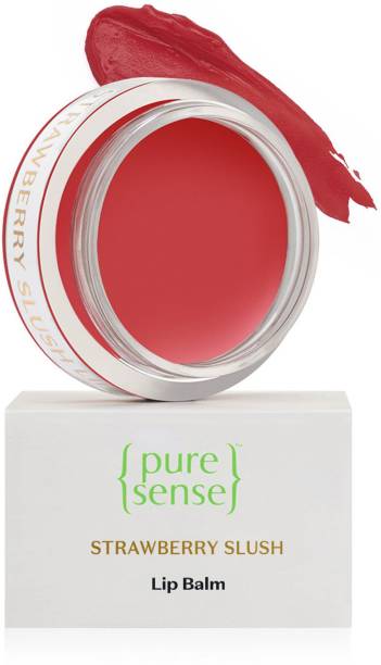 PureSense Lip Balm for Dry, Chapped & Pigmented Lips with Vitamin A & E Strawberry Slush