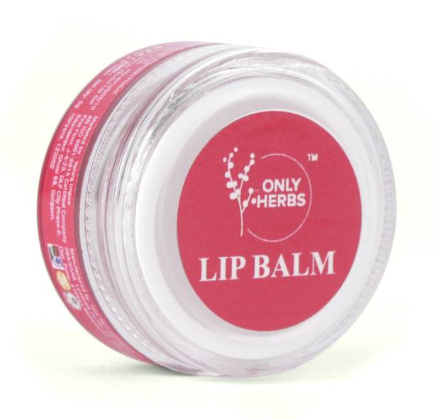 onlyherbs Lip Balm Moisturizing Lip Care, Glowsy Lips Original almond oil With Cow Ghee-5g Rose