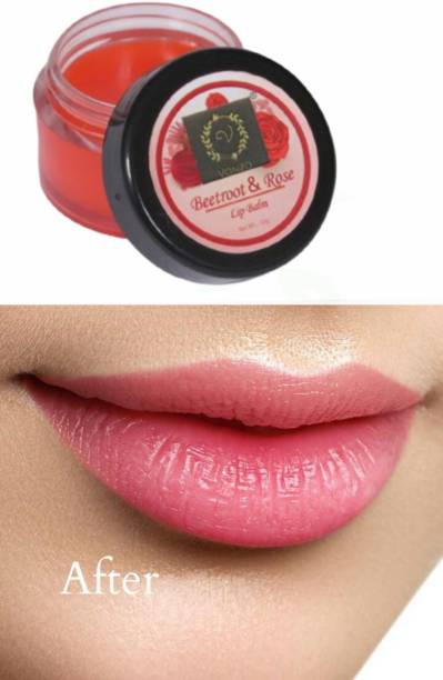 SJ Goree Natural & Pure Organic Beetroot Rose Flavour Lip Balm 10gm Rese beetroot